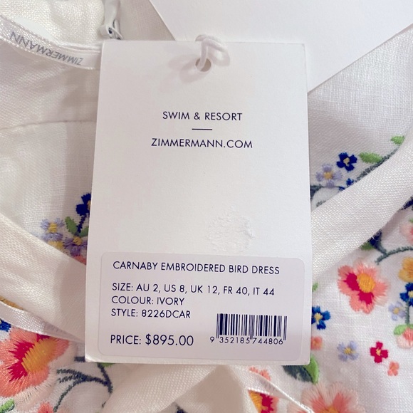 carnaby embroidered bird dress